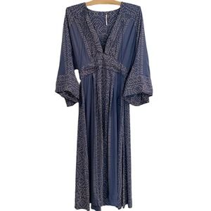 Free People Blue Maxi Dress